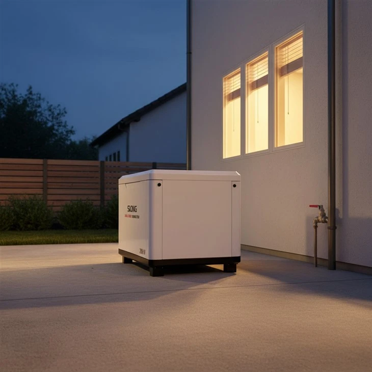 Propán gázgenerátor, 5-20 kW több üzemanyaggal működő LPG földgáz benzin OEM
